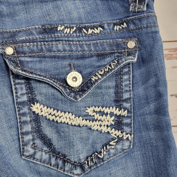 Stetson Hollywood Boot Cut Jean Distressed Size 12 Short - Picture 8 of 10